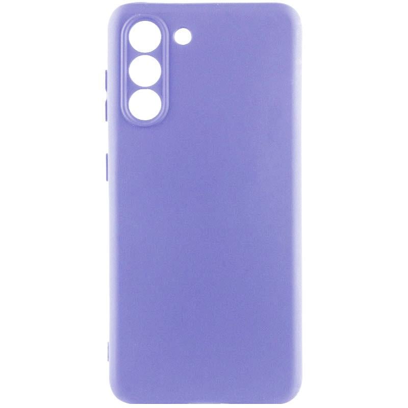 Противоударный Чехол Silicone Cover Lakshmi Full Camera (AAA) для Samsung Galaxy S23+ Сиреневый / Dasheen - фото 1