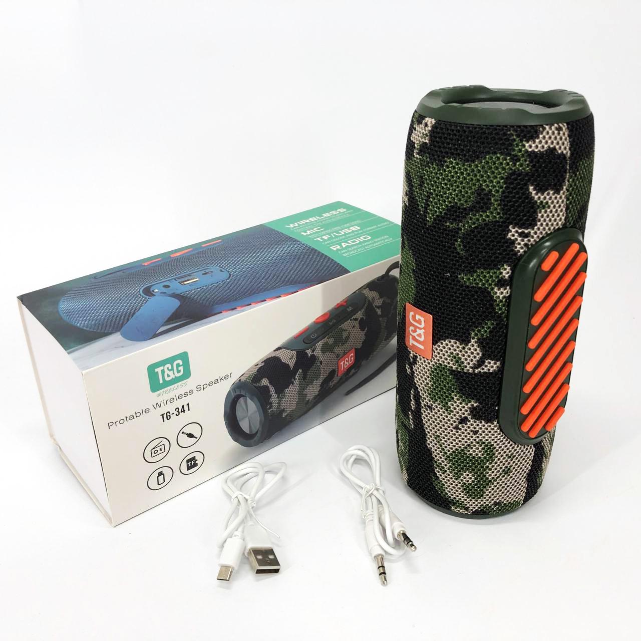 Портативна колонка Bluetooth TG341 Камуфляж (460843) - фото 9 Портативна колонка Bluetooth TG341 Камуфляж (460843) - фото 9