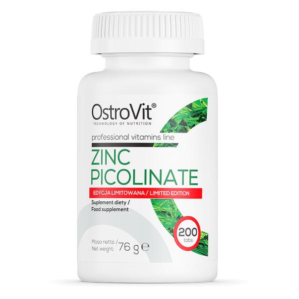 Витамины OstroVit Zinc Picolinate 200 таблеток