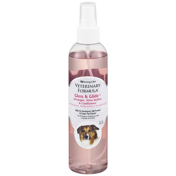 Кондиционер для собак и котов от колтунов Veterinary Formula Gloss&Glide Conditioner антистатик 0,236 л (736990001559)