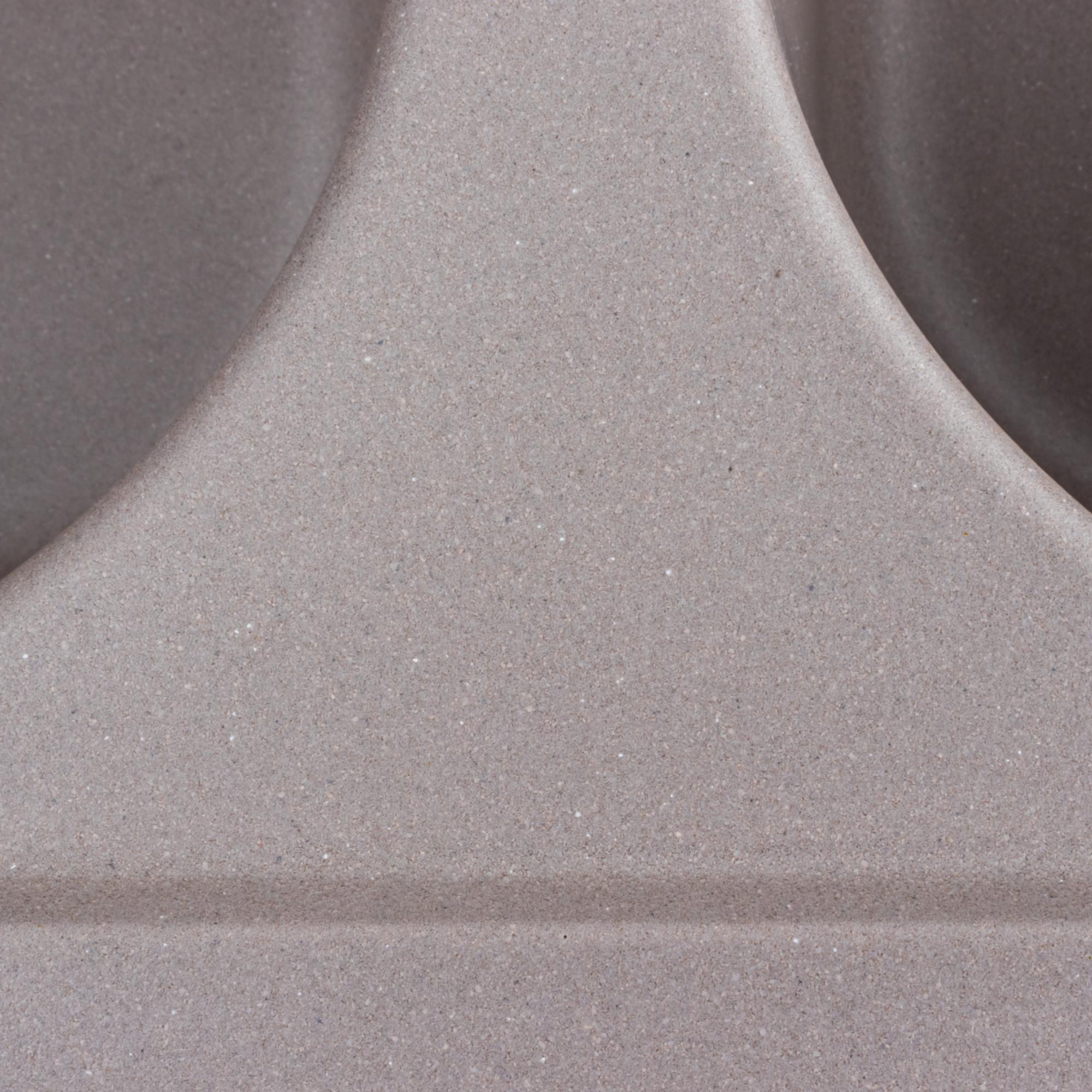 Мойка кухонная Platinum PLS-A40405 две чаши гранитная прямоугольная 785x498 мм Коричневый (25965319) - фото 7