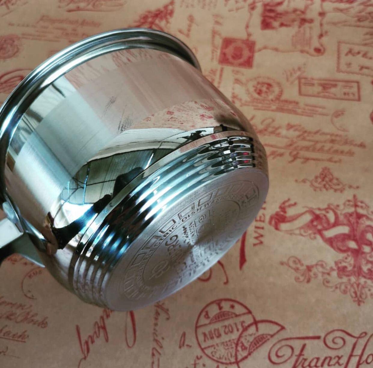 Ківш зі скляною кришкою Edenberg з індукційним дном 0,6 л (EB-3031) - фото 2 Ківш зі скляною кришкою Edenberg з індукційним дном 0,6 л (EB-3031) - фото 2