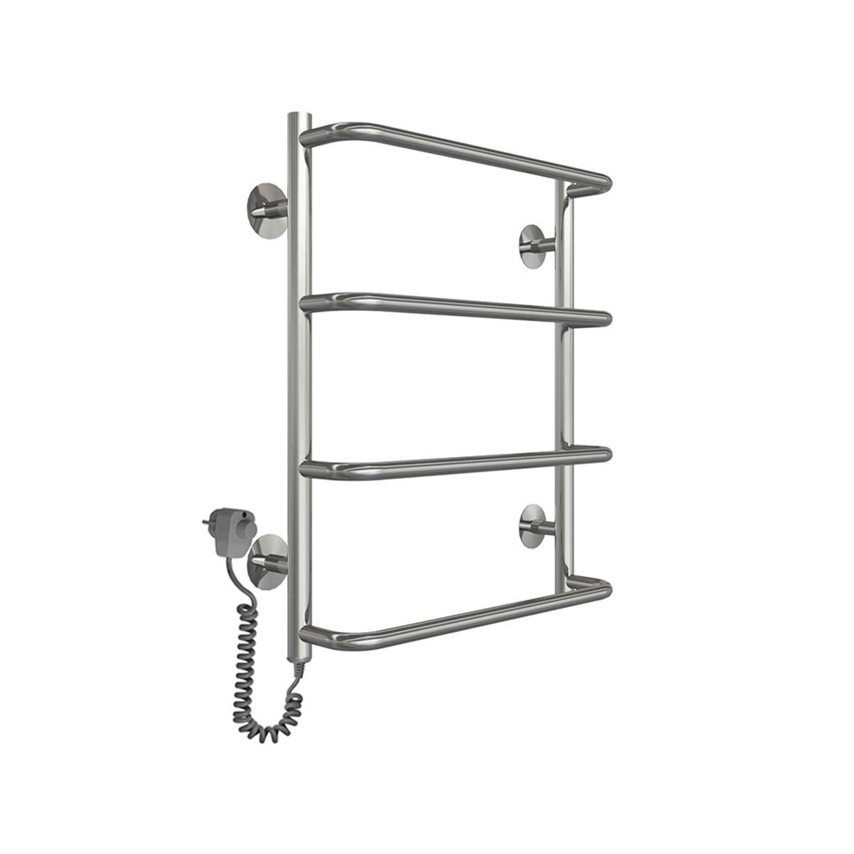 Полотенцесушитель электрический Deffi Стандарт П4 EF16 левое подключение нержавеющая сталь 400х600 мм Хром (C.SS.60.40.4.E.C.L.5)