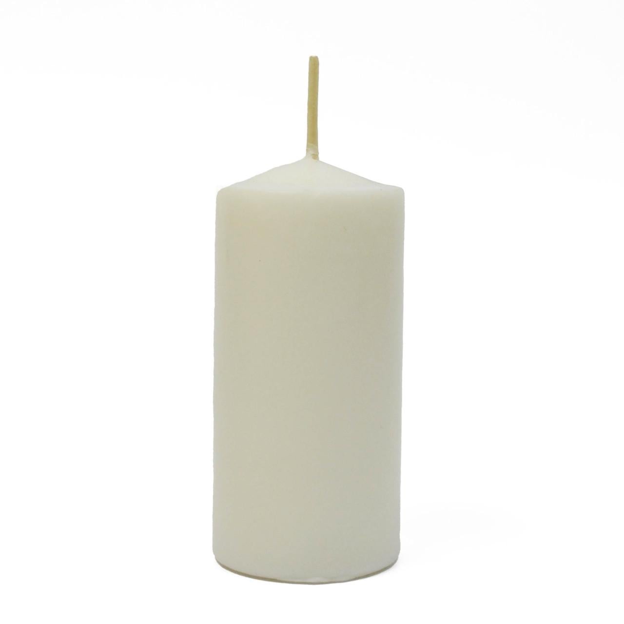 Свеча столовая овальная 10 см до 20 часов горения Белый (7G-M-50890w)