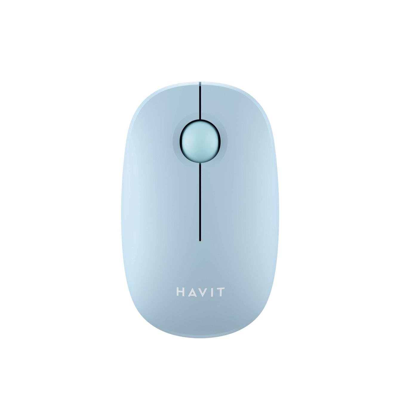 Компьютерная мышка беспроводная Havit HV-MS57GT Light Blue (28173) - фото 1 Компьютерная мышка беспроводная Havit HV-MS57GT Light Blue (28173) - фото 1