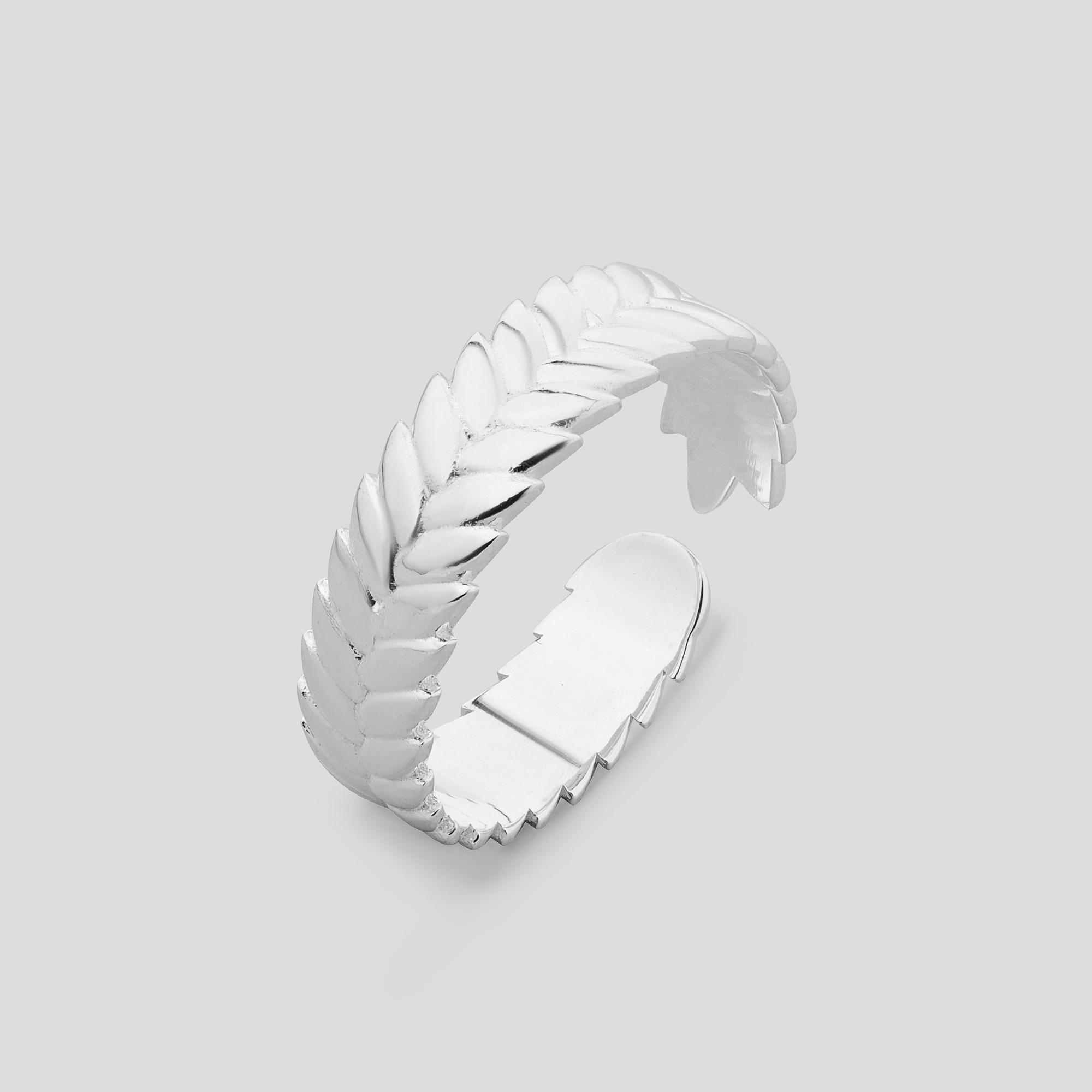 Серебряное кольцо Minimal Вкус независимости (15885)