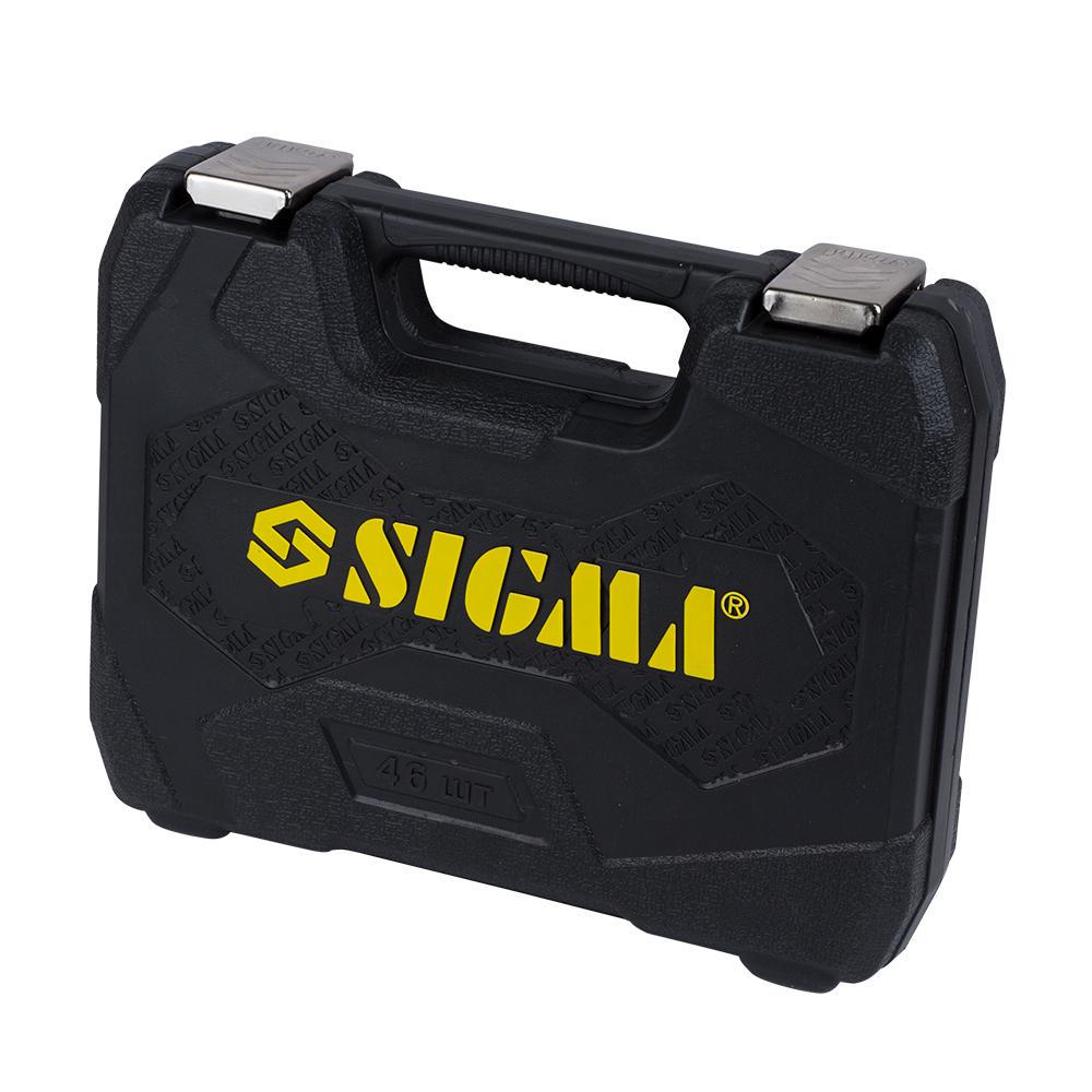 Набір насадок торцевих і біт Sigma CrV mid 1/4" 46 шт. (6003511) - фото 2