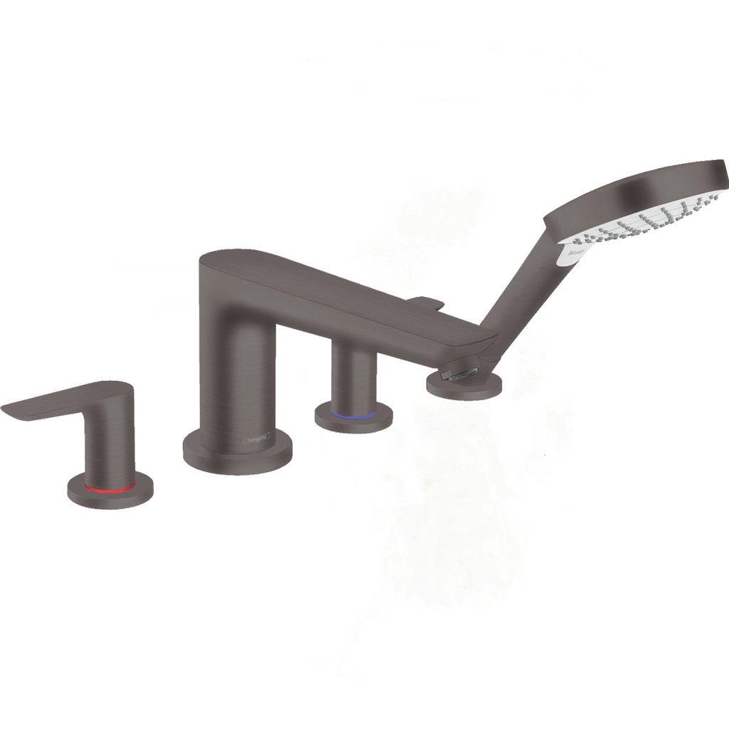 Смеситель на борт ванны Hansgrohe Talis E 71748340 на четыре отверстия Графитовый (142411)