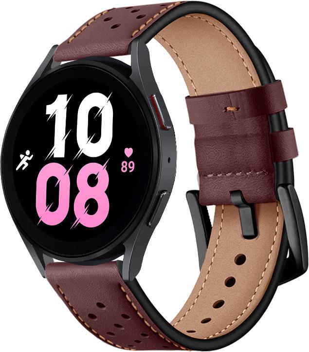 Ремешок кожаный Classico для Galaxy Watch 5 44 мм Brown (29205-30)
