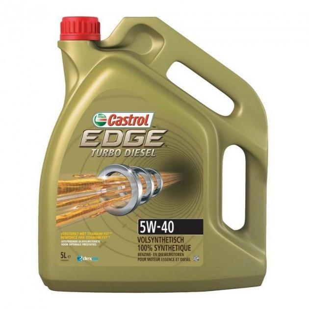 Моторне масло Castrol Edge Turbo Diesel 5W-40 5 л (1535BD) - фото 1