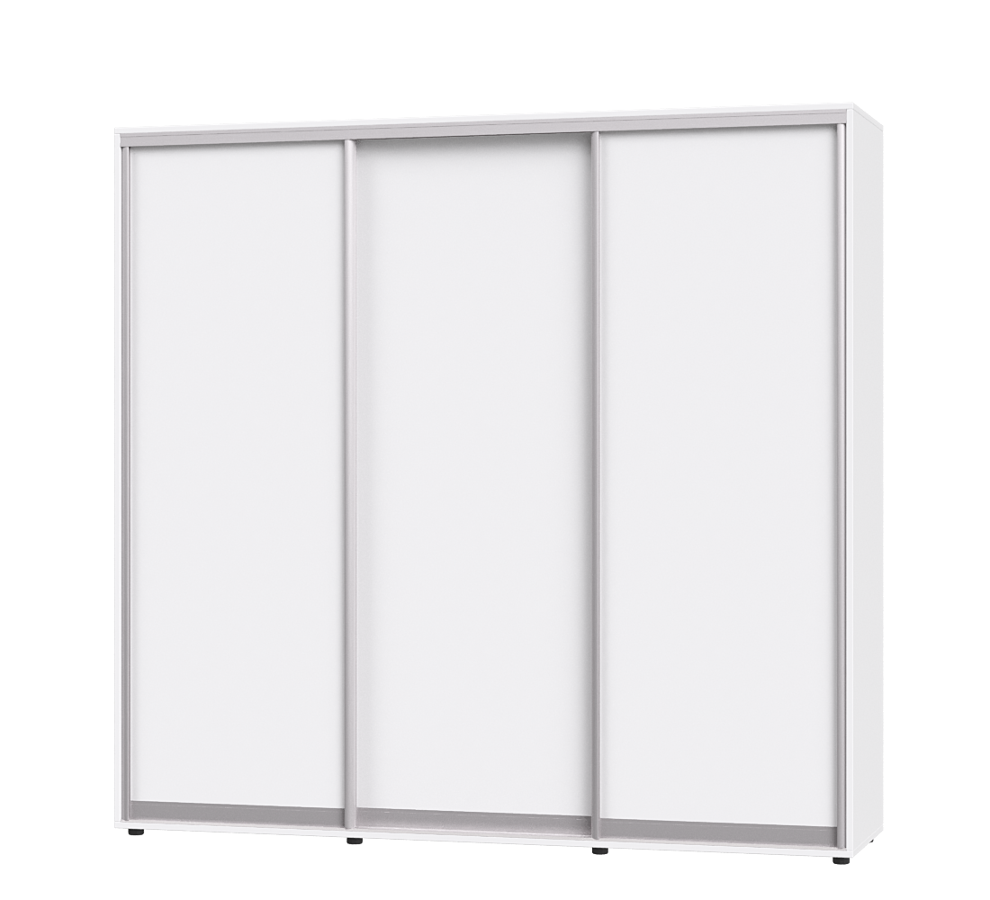 Шафа-купе тридверна Еверест ШК-04 220х60х220 см Німфея Альба (07131)