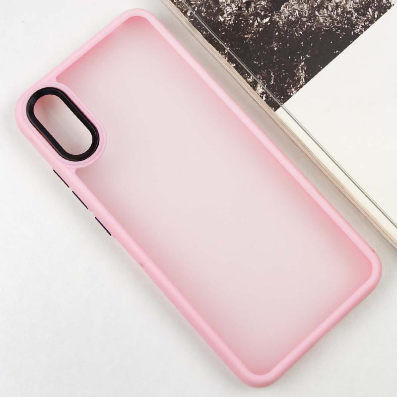 Противоударный чехол TPU+PC Lyon Frosted для Xiaomi Redmi 9A Pink - фото 2