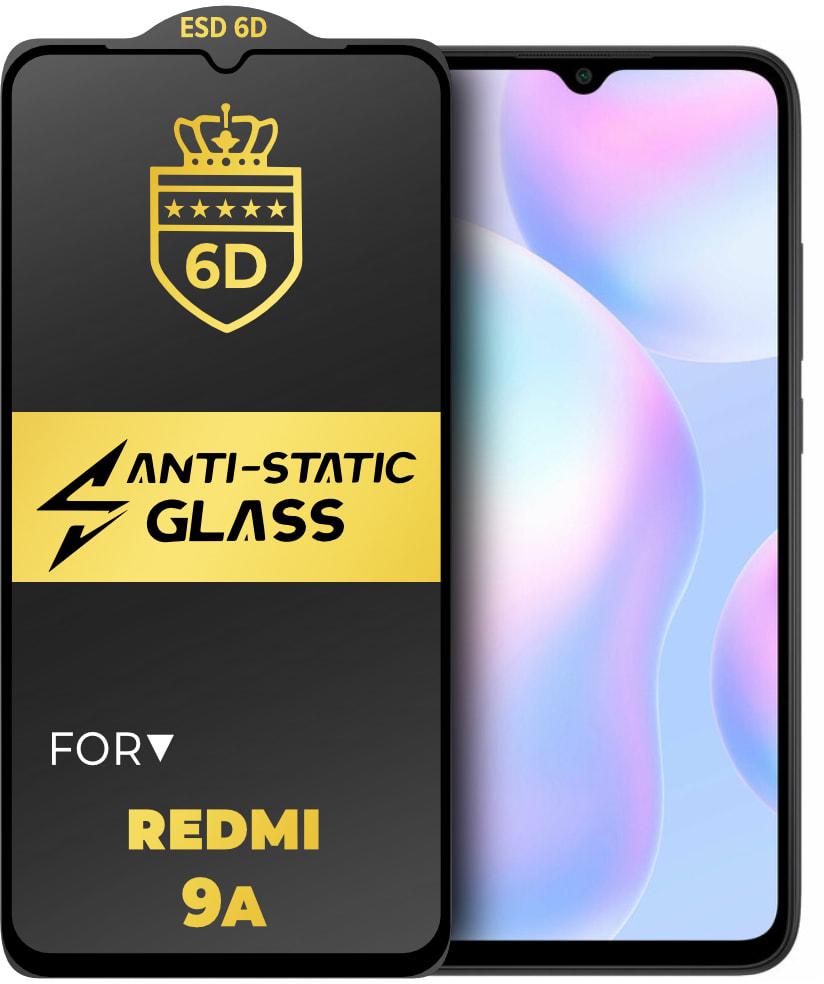 Скло захисне 6D Anti-Static Xiaomi Redmi 9A Glass Shield (34210)