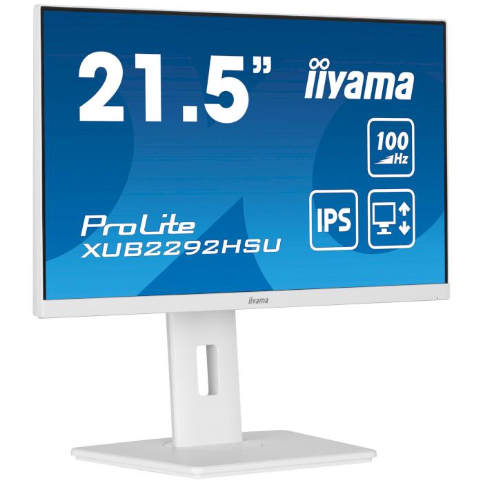 Монітор Iiyama ProLite XUB2292HSU-W6 Білий - фото 2