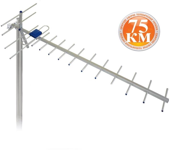 Антена ТВ зовнішня для Т2 далекобій 75 км - фото 2 Антена ТВ зовнішня для Т2 далекобій 75 км - фото 2