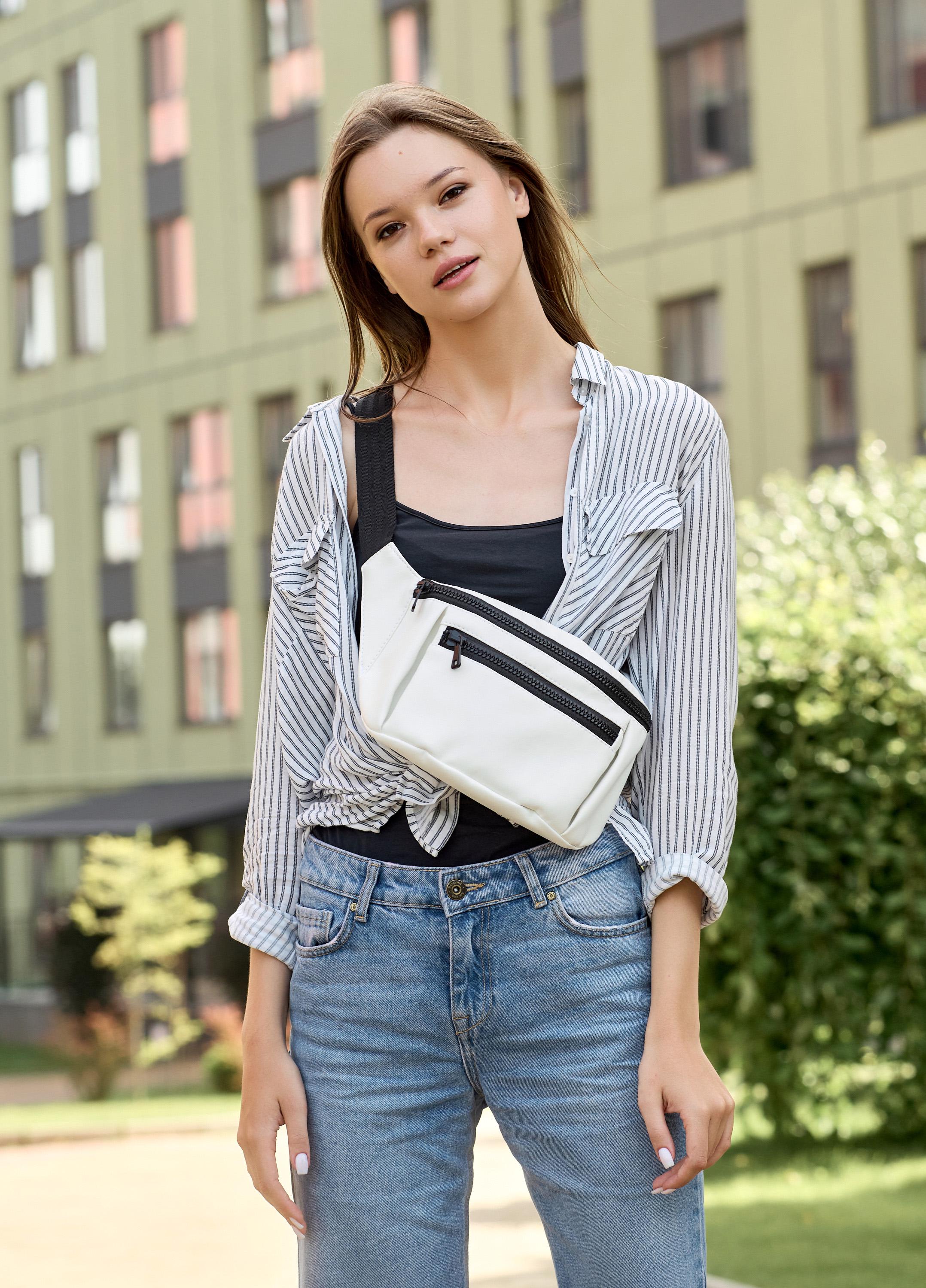 Сумка на пояс Sambag Tirso LCH Белый (17275)