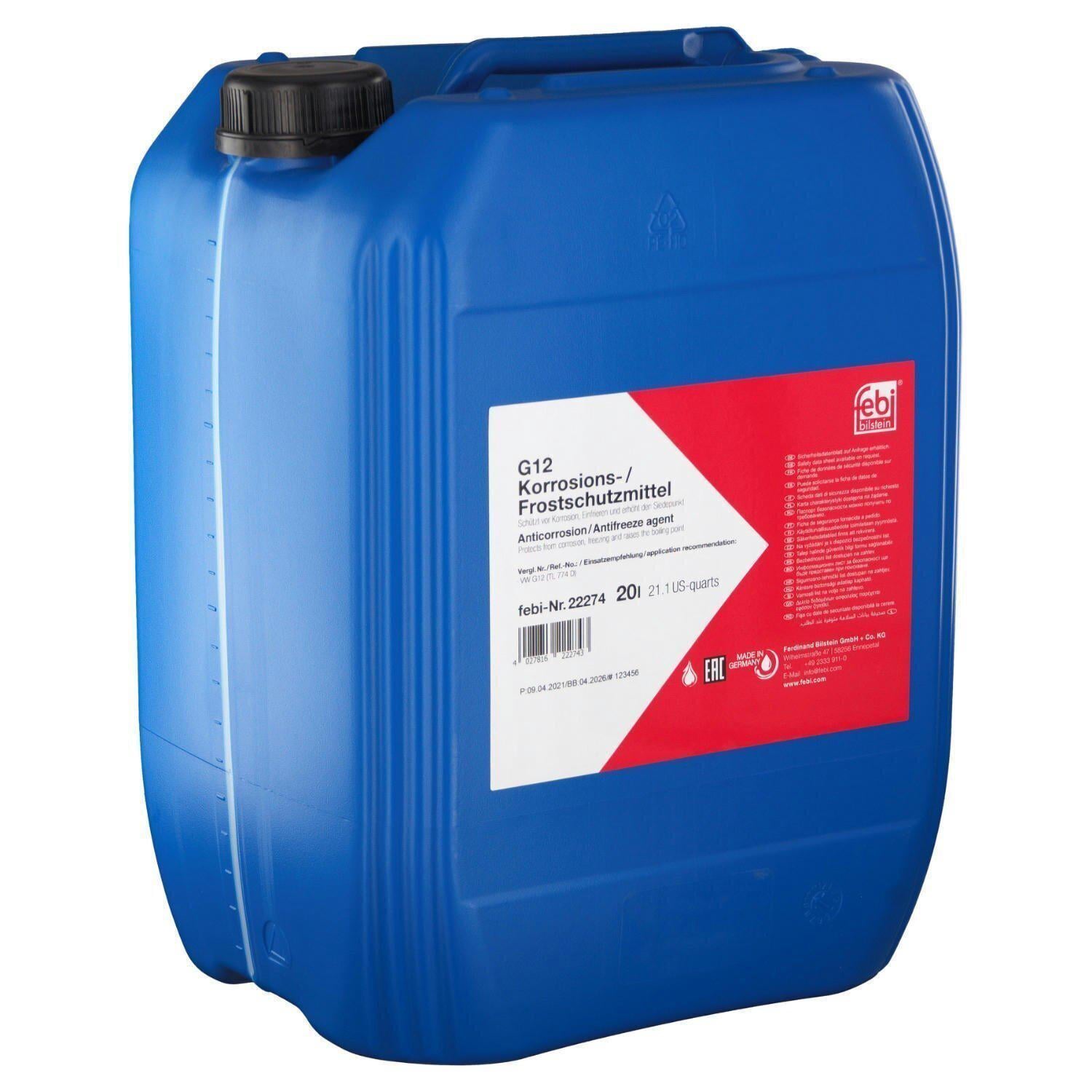 Антифриз FEBI Antifreeze G12 20 л Красный