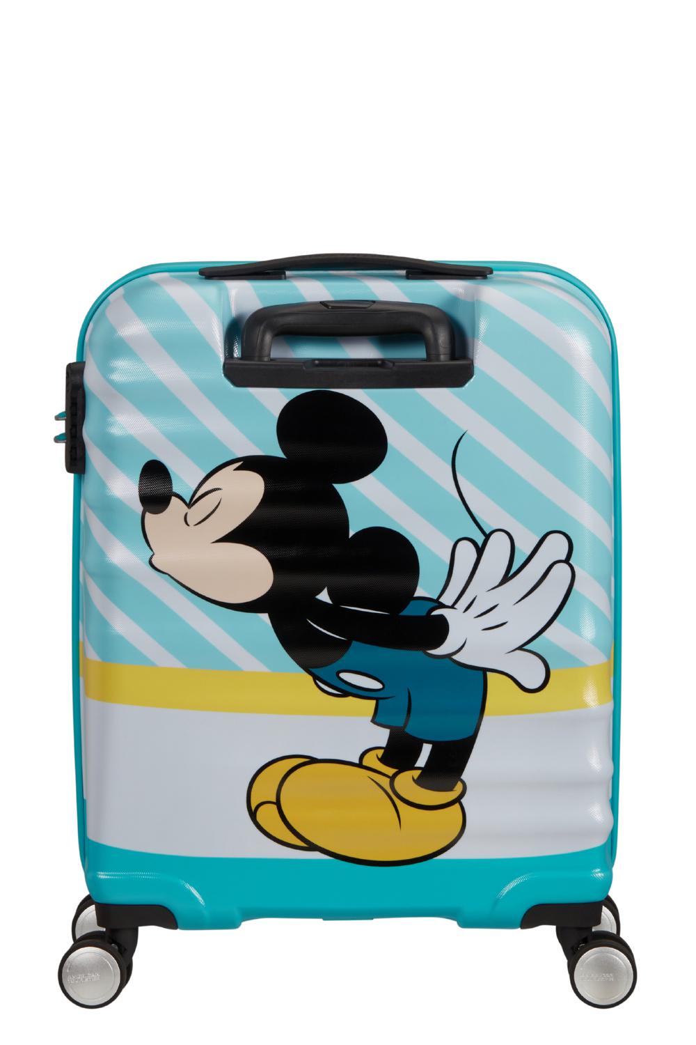 Чемодан American Tourister Wavebreaker Disney - Kiss 55х40х20 см Голубой (31C/31001) - фото 3