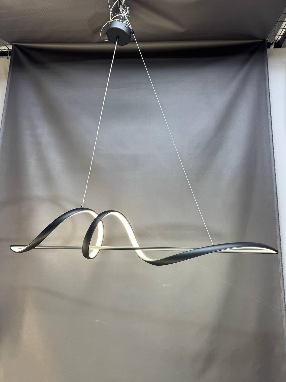 Люстра светодиодная удлиненная Zilini Р8118/1200 120W Черный (29755131) - фото 3 Люстра светодиодная удлиненная Zilini Р8118/1200 120W Черный (29755131) - фото 3