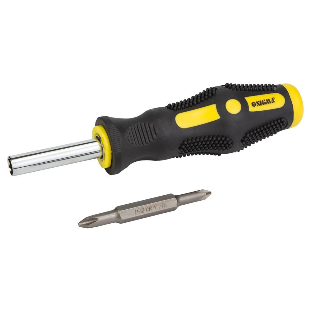 Викрутка Sigma з двосторонніми бітами 4в1 та адаптером (4002171) - фото 6 Викрутка Sigma з двосторонніми бітами 4в1 та адаптером (4002171) - фото 6
