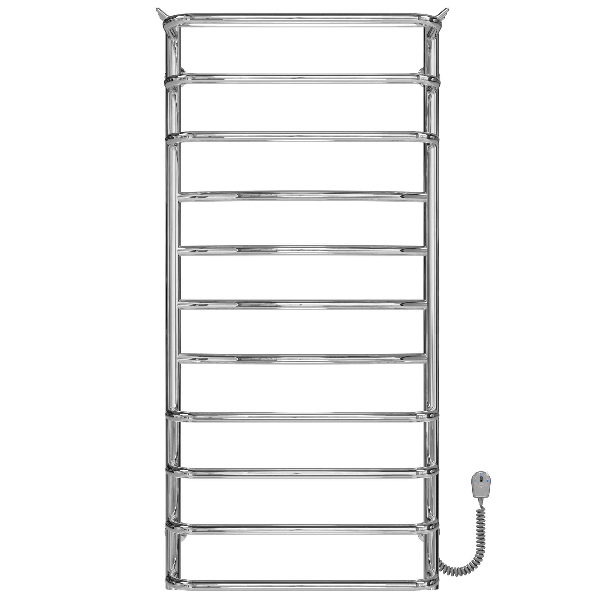 Полотенцесушитель электрический Deffi Юность П11 EF16 правое подключение нержавеющая сталь 500x1100 мм Хром (C.YU.110.50.11.ECR5)