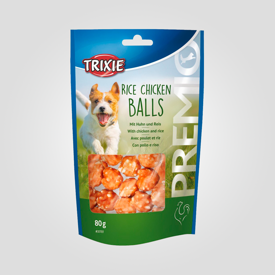 Лакомство для собак Trixie Premio Rice Chicken Balls рис/курица 80 г (20505025)