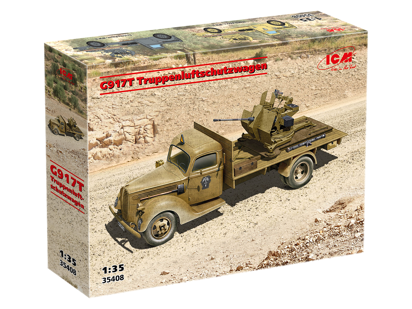Сборная модель ICM G917T Truppenluftschutzwagen (35408)