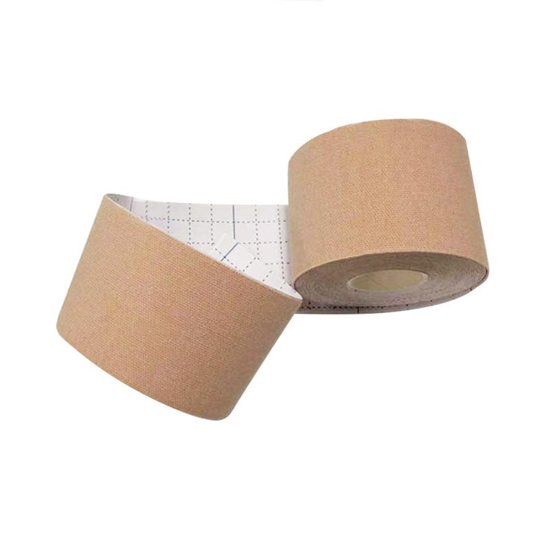 Тейп кінезіологічний Lesko для підтримки грудей 7,5 см/5 м Бежевий (24366666) Тейп кінезіологічний Lesko для підтримки грудей 7,5 см/5 м Бежевий (24366666)