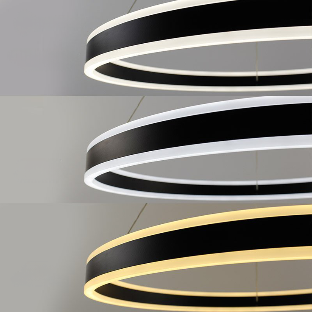 Люстра-смарт світлодіодна підвісна ESLLSE STELLA R 64 Вт 400x1200 мм Чорний (141-10034-01) - фото 2 Люстра-смарт світлодіодна підвісна ESLLSE STELLA R 64 Вт 400x1200 мм Чорний (141-10034-01) - фото 2