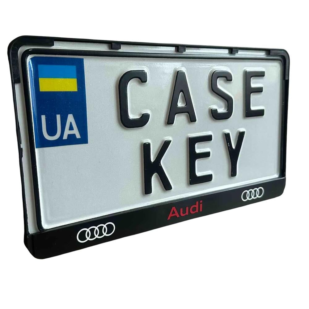 Авторамка США з лакованим друком Audi (auramkausa3)