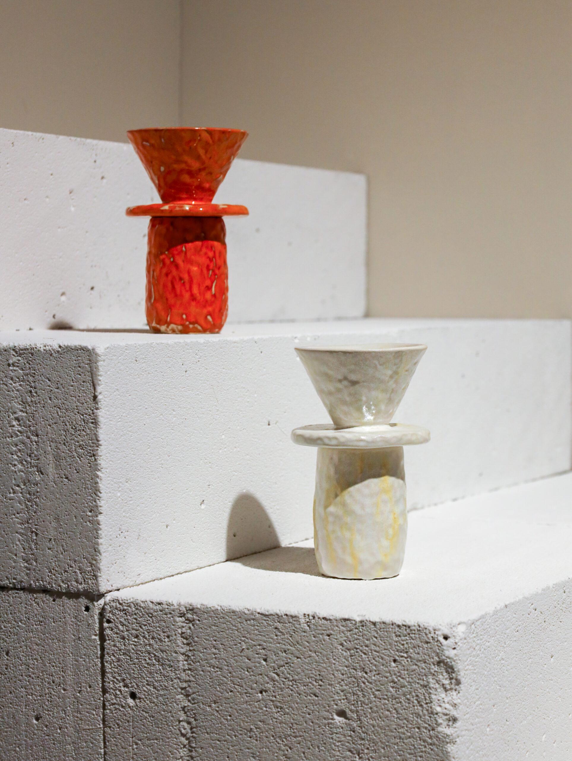 Набор кофейный Жемчужина пуровер/воронка V60/чашка ручной работы (POV-006) - фото 2