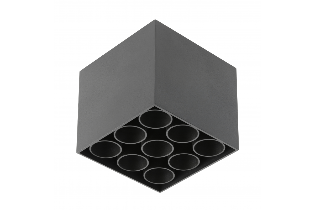 Спот потолочный светодиодный GTV ARTEMIDA 20 Вт 1920 Лм 4000K IP20 квадратный Черный (00000035163)