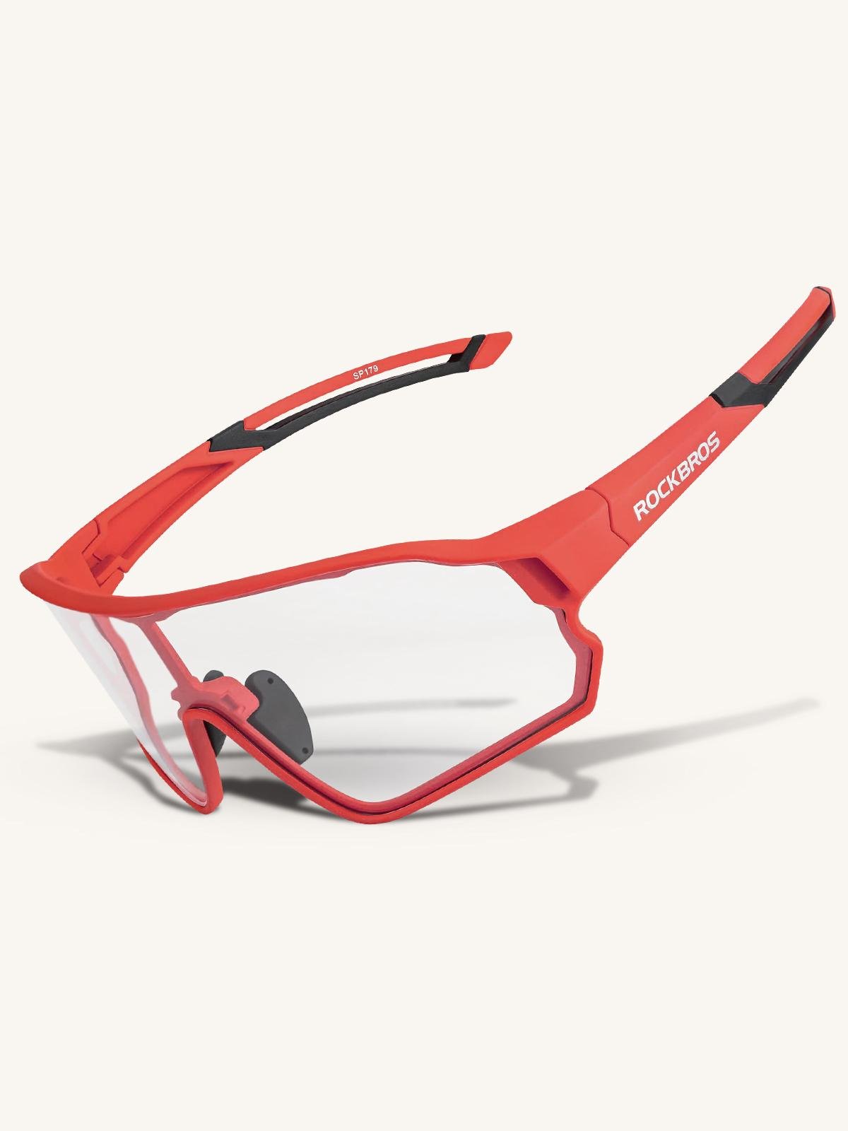 Очки фотохромные ROCKBROS для велосипеда хамелеоны с диоптриями спортивные солнцезащитные Красный (73542) - фото 1 Очки фотохромные ROCKBROS для велосипеда хамелеоны с диоптриями спортивные солнцезащитные Красный (73542) - фото 1