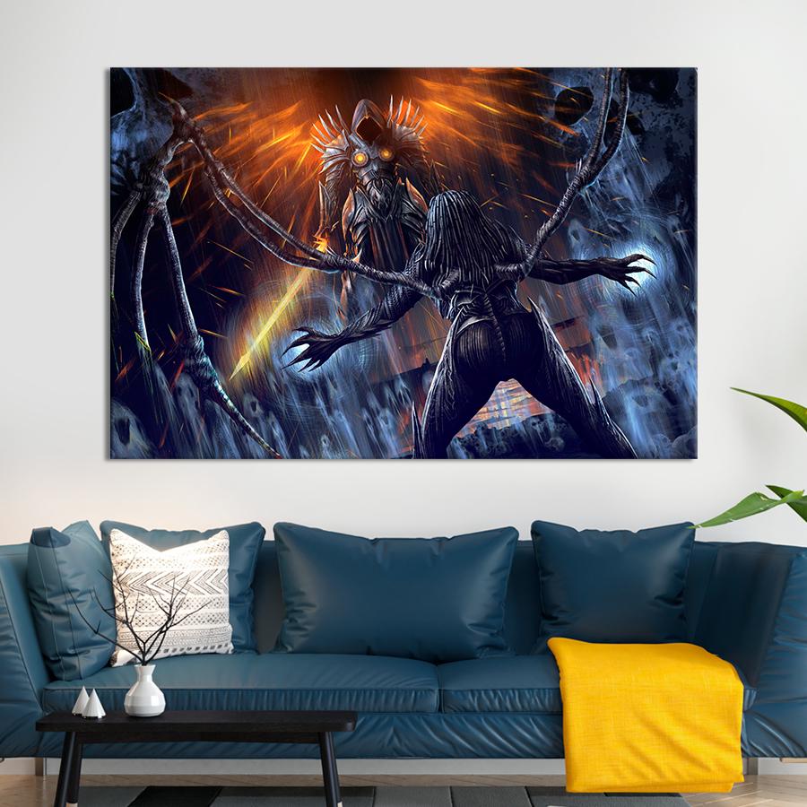 Настінний декор Сара Керріган StarCraft 120x80 см (A148-1)