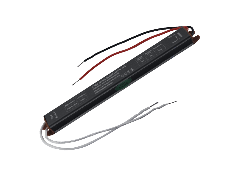 Блок питания AVT Slim 12 В 24 Вт 2 A IP67 (5469)