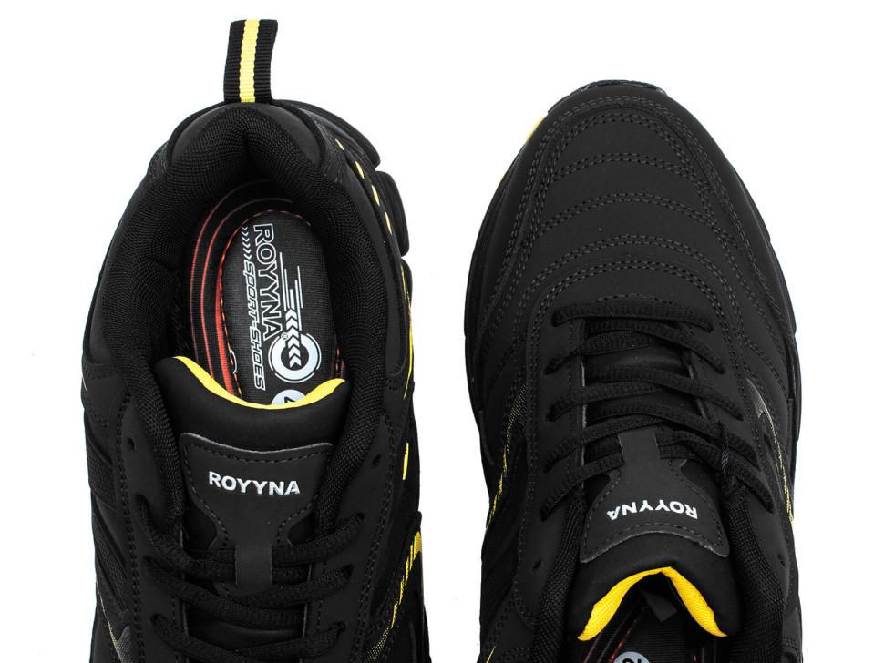 Кроссовки Royyna 7243027 р. 43 Черный (22835) - фото 4 Кроссовки Royyna 7243027 р. 43 Черный (22835) - фото 4