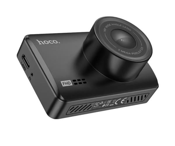 Видеорегистратор автомобильный Hoco DV2 с дисплеем IPS 2,45" 200mAh Black
