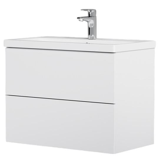 Тумба с умывальником подвесная AM.PM Gem MGA-FHX07522WG-WCC0752WG 75x58x42 см Белый (239100)