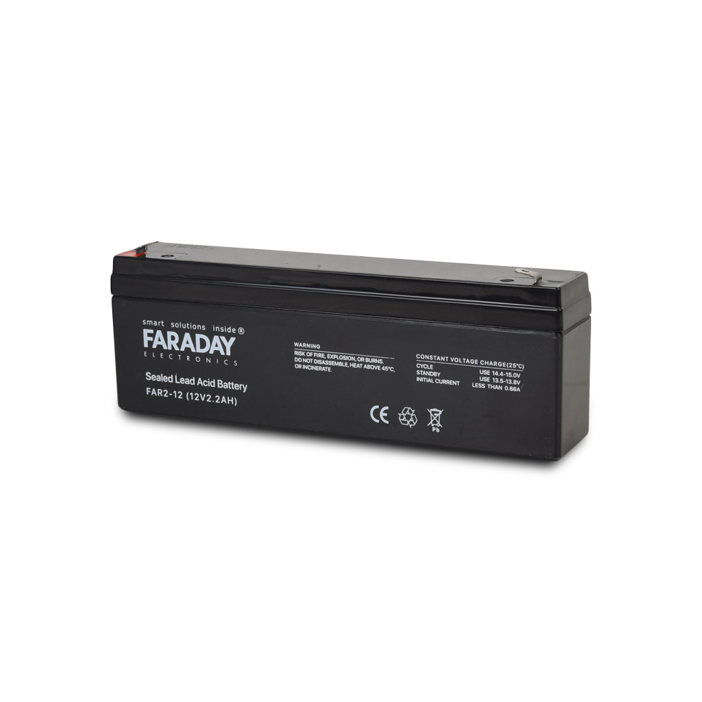 Акумулятор Faraday Electronics FAR2-12 12В 2Ah для ДБЖ (24237288)