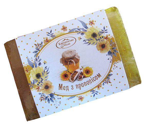 Мило велике карпатське Мед з прополісом Мило велике карпатське Мед з прополісом