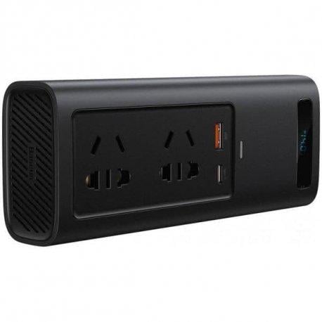 Автомобільний інвертор BASEUS In Car Inverter 150W 220V CN EU Black (CRNBQ-A01) - фото 2 Автомобільний інвертор BASEUS In Car Inverter 150W 220V CN EU Black (CRNBQ-A01) - фото 2