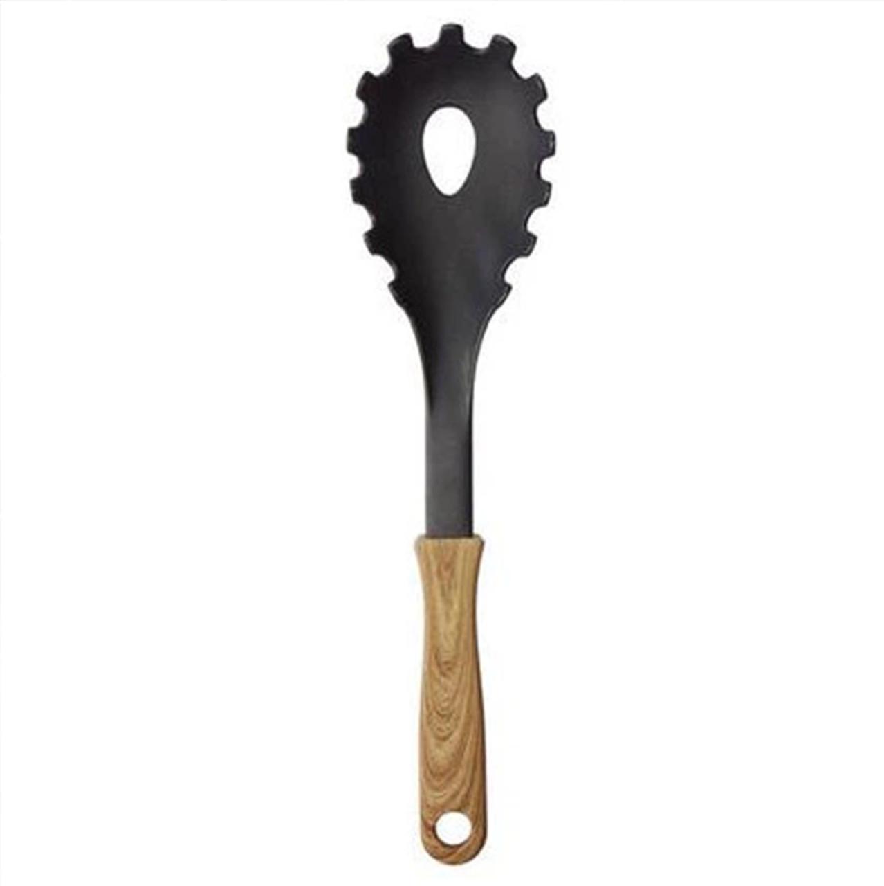 Ложка для спагетті ERNESTO із ручкою під дерево Чорний (2850259610)