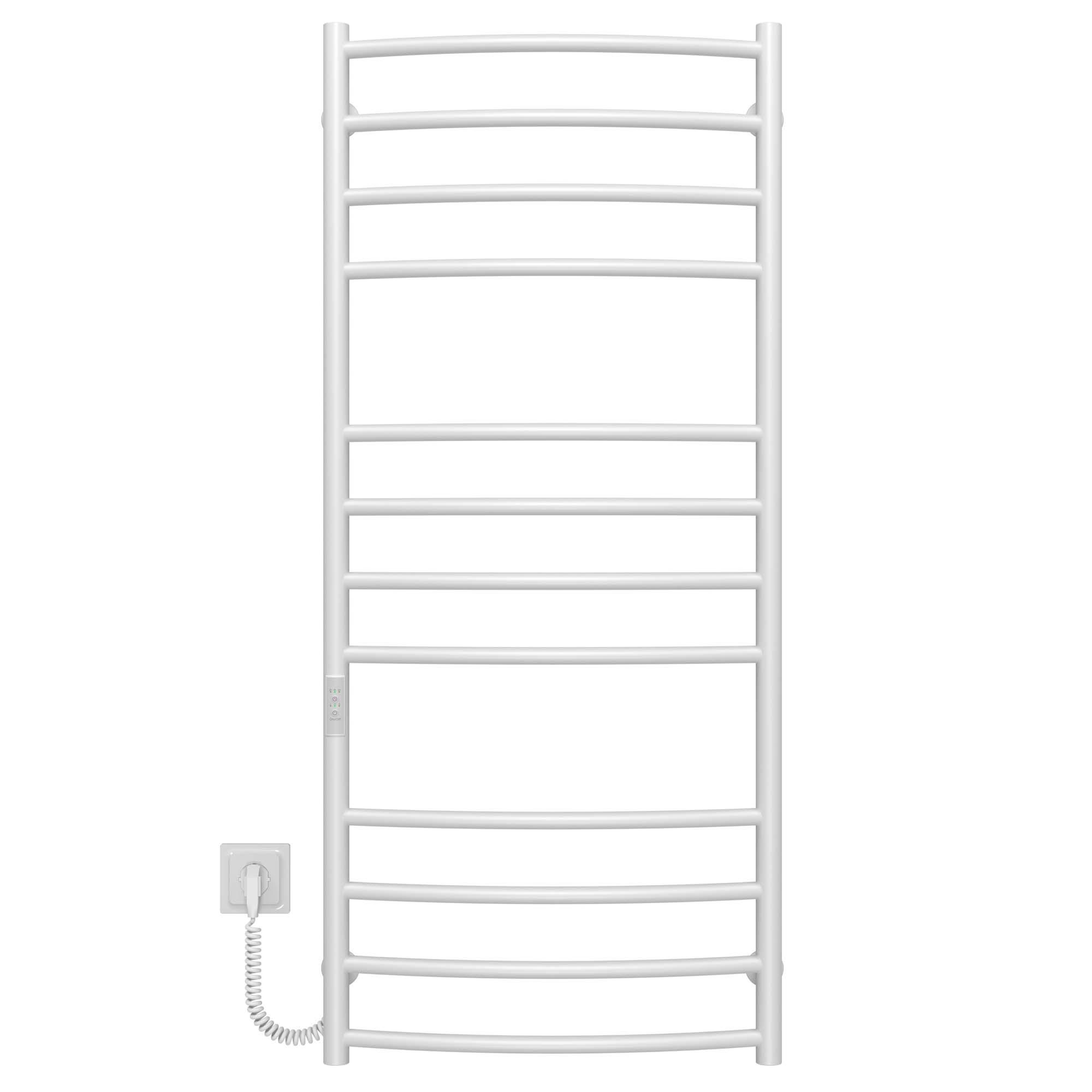 Полотенцесушитель электрический Deffi Классик Элит П12 WD03 левое подключение нержавеющая сталь 600х1200 мм Белый (C.KE.120.60.12.EWL3)
