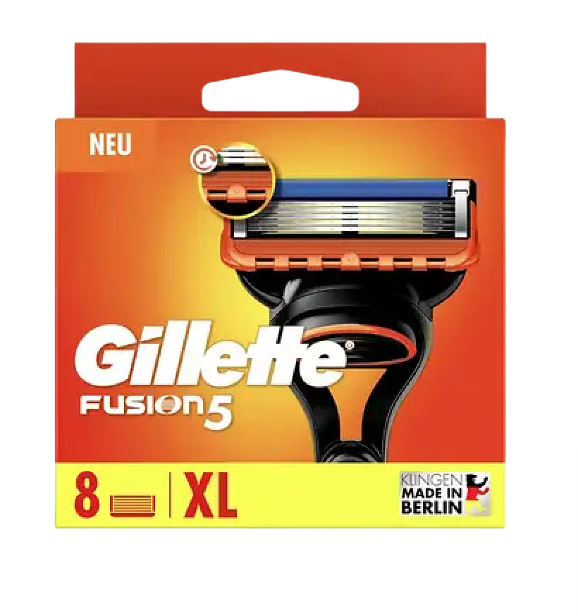 Картриджи сменные Gillette Fusion 5 для бритья мужские 8 шт. (12096486)