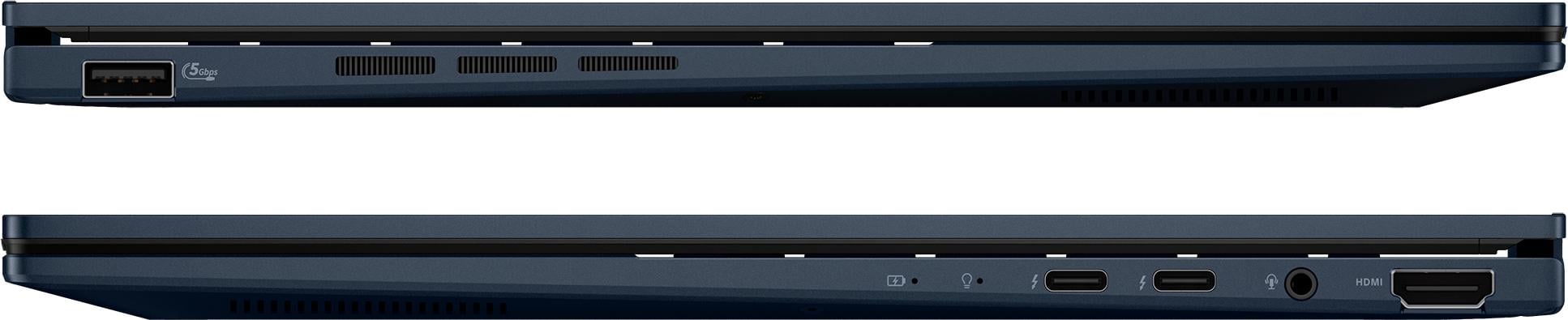 Ноутбук ASUS Zenbook 14" OLED WUXGA 60 Гц, Intel Core Ultra 7255H/LPDDR5X 32 ГБ/SSD 1ТБ Ponder Blue (90NB14W3-M002F0) - фото 6