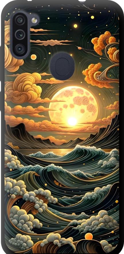Чехол на Samsung Galaxy A11 A115F Арт волны (6332b-2012-42517) Чехол на Samsung Galaxy A11 A115F Арт волны (6332b-2012-42517)