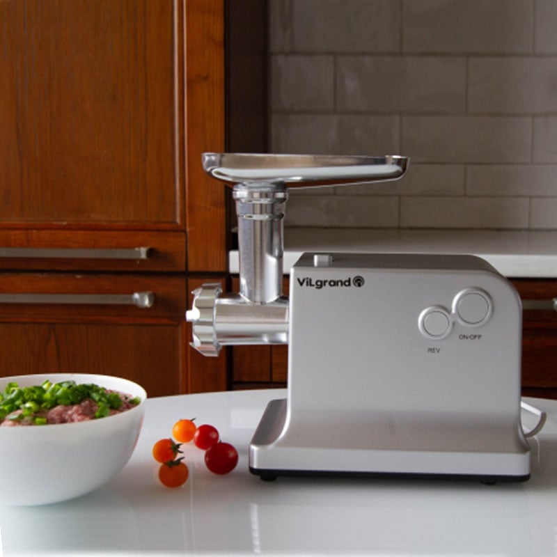 Мясорубка электрическая VILgrand V221-PMG 2200 Вт Silver (tf7323) - фото 3 Мясорубка электрическая VILgrand V221-PMG 2200 Вт Silver (tf7323) - фото 3