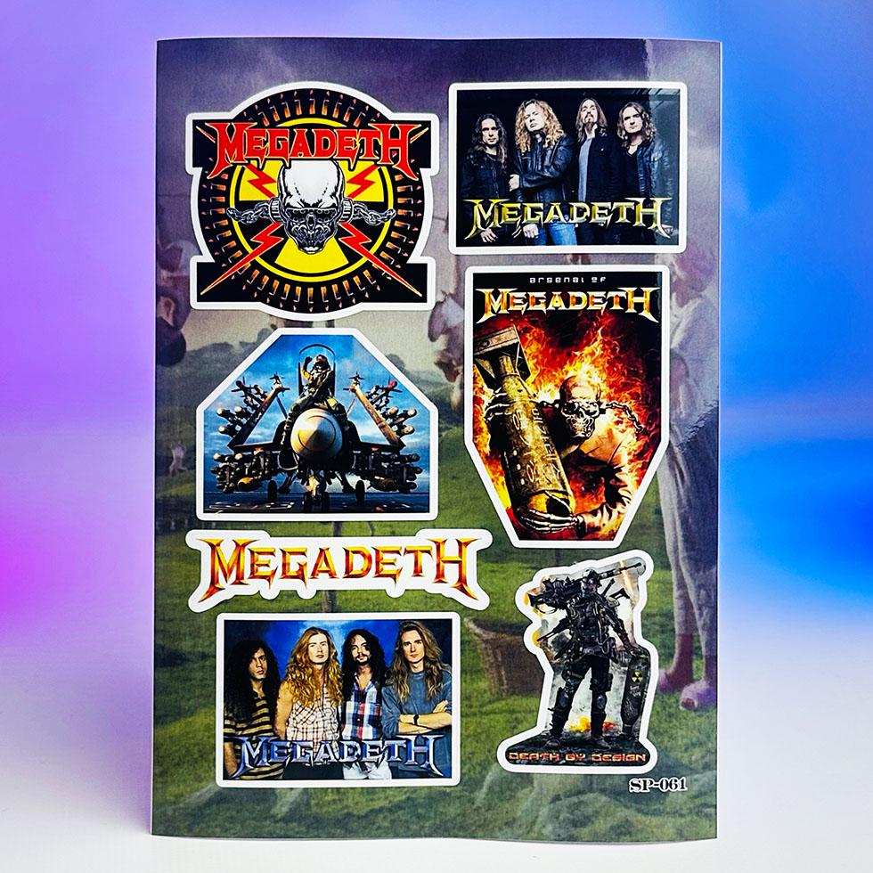 Стікер-пак Megadeth SP-061 (00000000733)