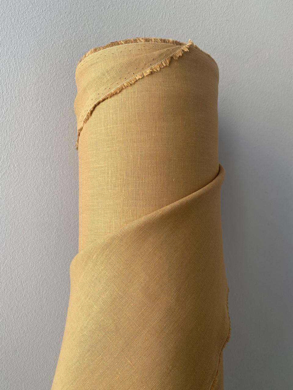 Ткань LINEN PLUS 100% лен 143 см 353/915 Рыжевато-коричневый - фото 7 Ткань LINEN PLUS 100% лен 143 см 353/915 Рыжевато-коричневый - фото 7