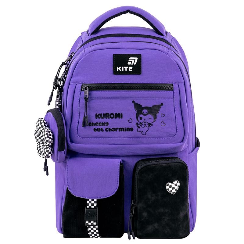 Рюкзак шкільний з ортопедичною спинкою KITE Education HK26-2587M-1 Kuromi (000996168)